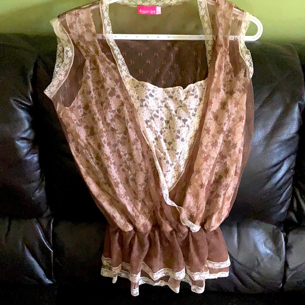 Sexy Lace Fashion Spy Top